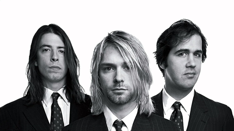 1080P, nirvana, krist, tv, hair, serie, hd, dave, art, entertainment, series, suits, kurt, rock, grayscale, long, novoselic, cobain, grunge, grohl