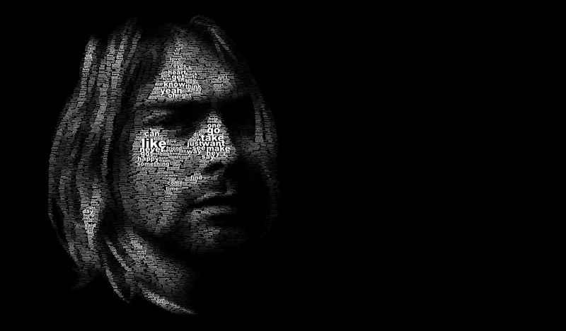 close-up, mystery, human body part, spirituality, human Face, black Background, dark, men, body part, Nirvana, sadness, women, donald, religion, Kurt Cobain