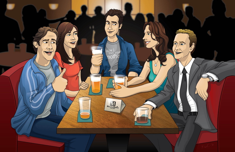 television, 2K, comedy, met, sitcom, how i met your mother, mother, series