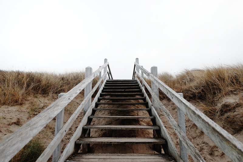 sand, ladder, staircase, domburg, land, wood - material, path, non-urban scene, architecture, footpath, trail, 4K, netherlands, wooden, stairs, no people