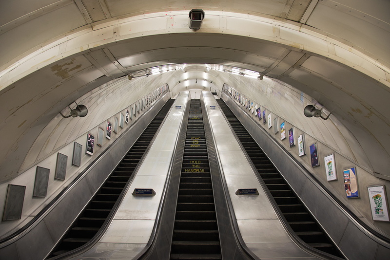 escalators, built structure, 4K, escalator, public transportation, tunnel, transportation, ceiling, travel, futuristic, photo, architecture, view, gray
