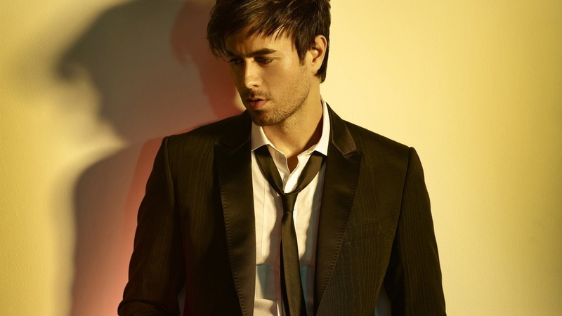 men, black, suit, Singers, formal, Enrique Iglesias, 1080P, s, jacket