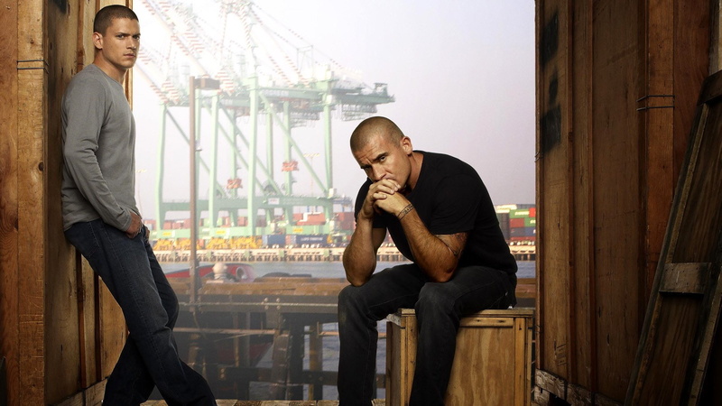 two people, Wentworth Miller, young men, young adult, communication, side view, lifestyles, Michael Scofield, Prison Break, Dominic Purcell, couple - relationship