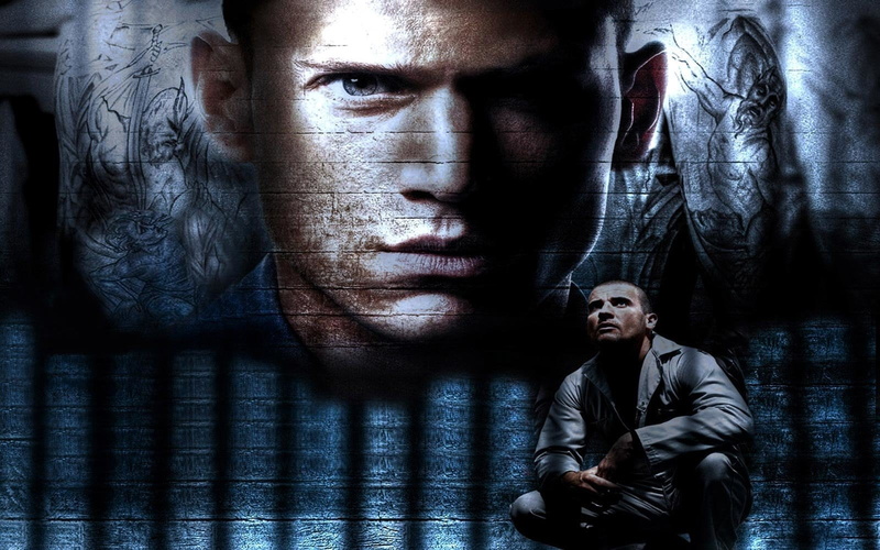 real people, indoors, mid adult, young adult, looking at camera, Prison Break, Michael Scofield, looking, Dominic Purcell, headshot, Lincoln Burrows, front view