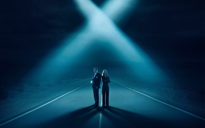 david duchovny backgrounds, 4K, the x files, gillian anderson