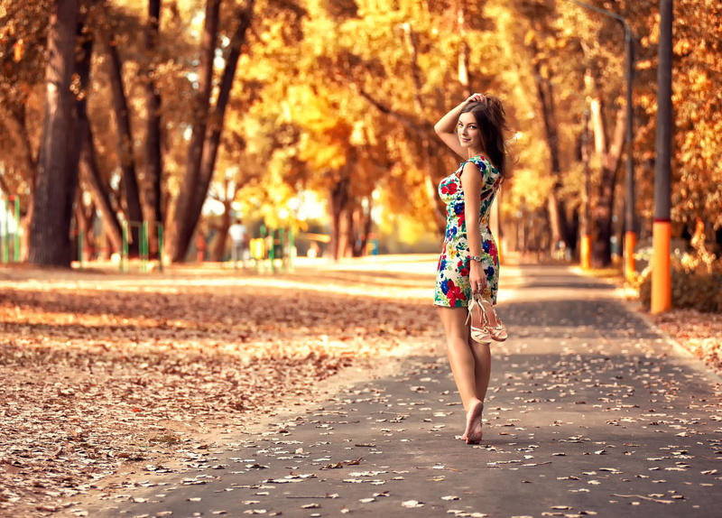 one Person, beauty, real people, depth of field, happiness, young women, outdoors, long Hair, park - Man Made Space, sensuality, people, forest, plant