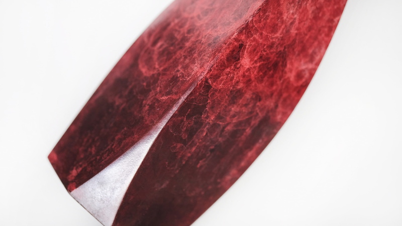 mineral, indoors, architecture, art and craft, sharp, old, no people, sculpture, single object, red, white color, macro, geology, 2K, studio shot, white background