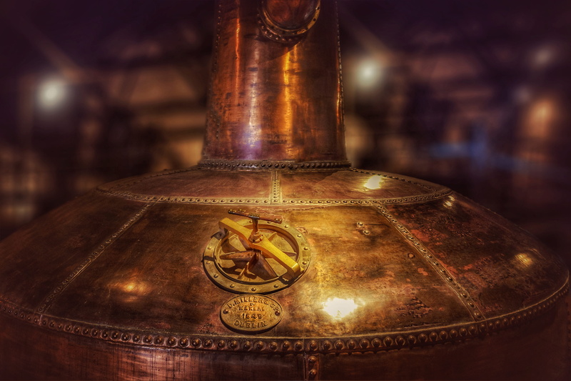 focus on foreground, gold colored, metal, lighting equipment, distillery, single object, gold, whisky, lantern, museum, old, electric lamp, antique, ornate
