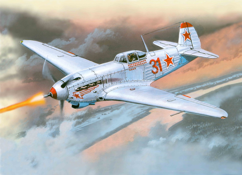 taking off, Soviet, mode of transportation, fighter, motion, airplane, aerospace industry, OKB, leads, nature, WW2., smoke - physical structure, orange