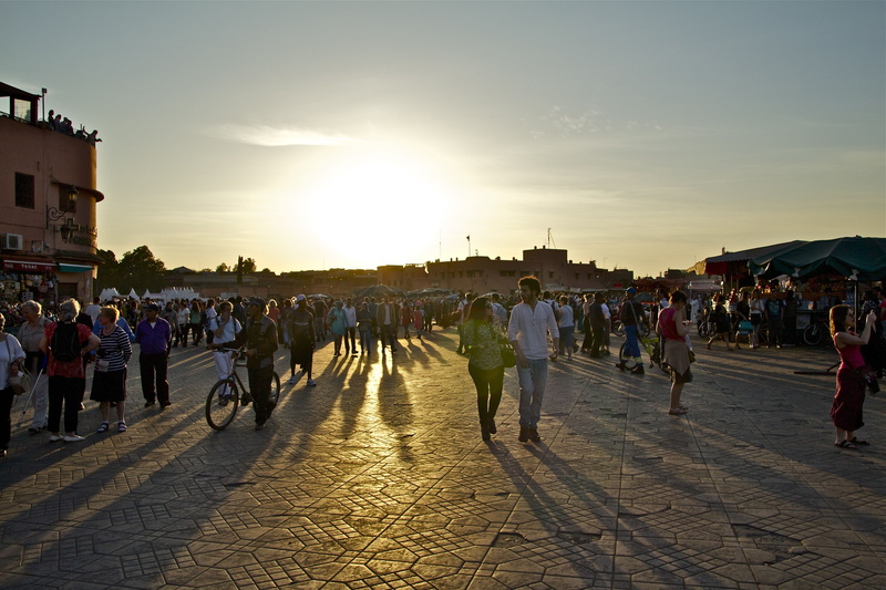 5K, cloud - sky, group of people, africa, north africa, adult, morocco, evening, oriental, sunset, leisure activity, light, marketplace, sunlight, nature