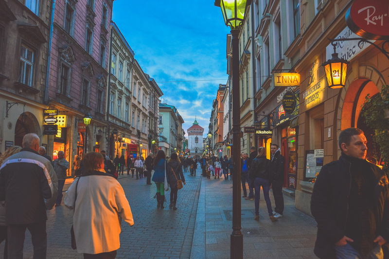 buildings, travel, urban, group, city, walking, leisure activity, city street, architecture, women, building, 5K, shopping, street, old town, illuminated