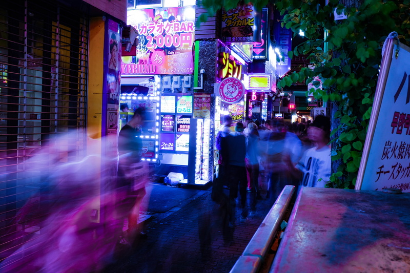 city, outdoors, clothing, men, taken, lapse, urban Scene, neon Light, large group of people, buildings, lifestyles, illuminated, communication, nighttime