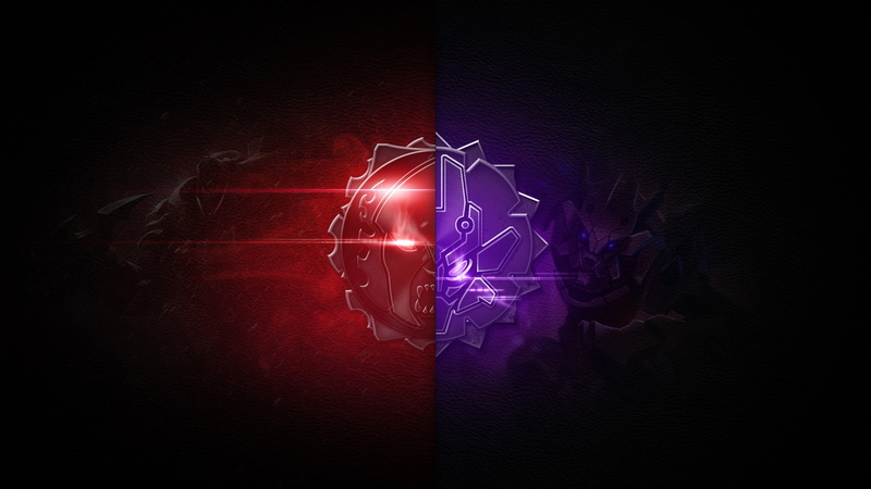 Riot Games, lighting equipment, purple, light - natural phenomenon, red, night, nightlife, pulse trace, wall - building feature, glowing, Rengar, electricity
