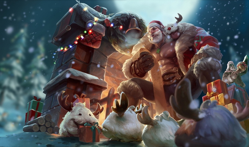 League Of Legends, Christmas, 1080P, Braum (League Of Legends), Gift, Video Game, Creature