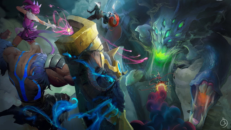 Braum (League Of Legends), Katarina (League Of Legends), League Of Legends, Jinx (League Of Legends), 1080P, Video Game, Lux (League Of Legends), Baron