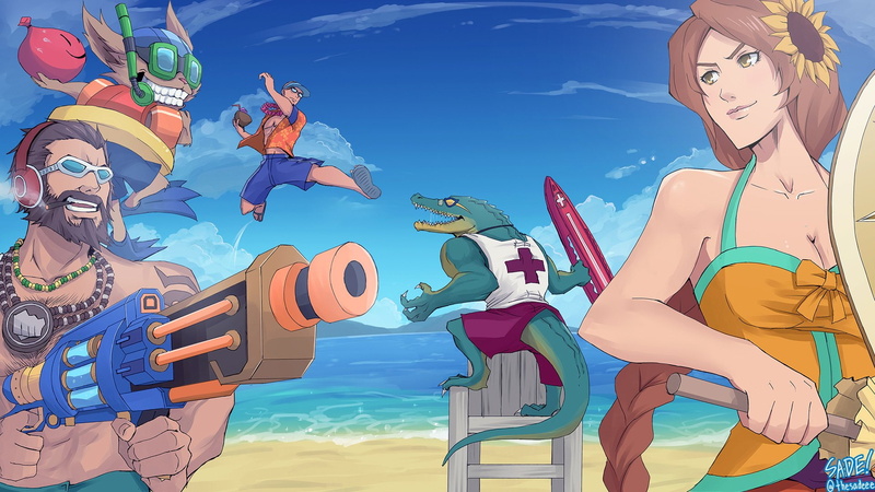 Lee Sin (League Of Legends), Video Game, Leona (League Of Legends), Renekton (League Of Legends), Graves (League Of Legends), League Of Legends, 1080P