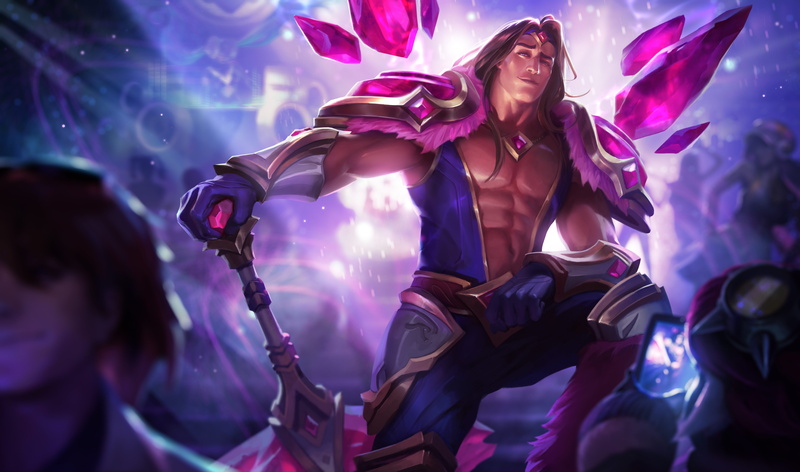 illuminated, night, hd, nightlife, league of legends, fashion, stage light, musician, performance, stage, 4k, adult, purple, nightclub, arts culture and entertainment