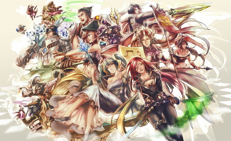 Darius (League Of Legends), League Of Legends, Fiora (League Of Legends), Miss Fortune (League Of Legends), Sona (League Of Legends), Leona (League Of Legends)