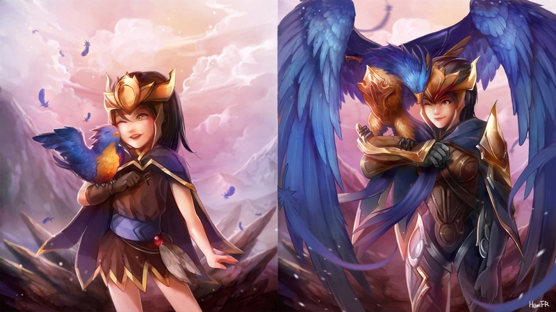 1080P, Bird, Video Game, Quinn (League Of Legends), League Of Legends, Valor (League Of Legends)