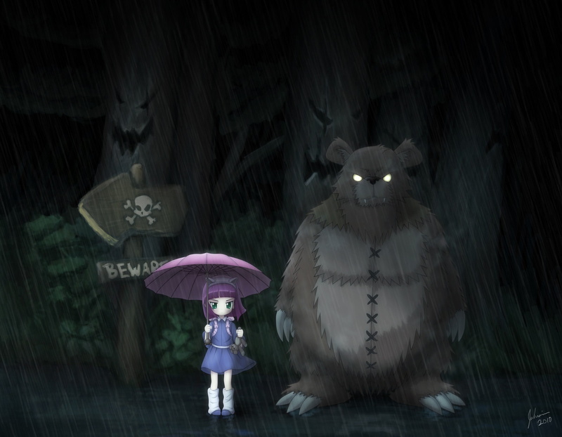 security, wet, rain, people, standing, built structure, tibbers, architecture, water, nature, protection, adult, rainy season, Annie (League of Legends)