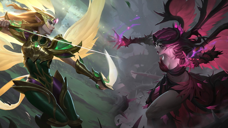 Morgana (League Of Legends), League Of Legends, Video Game, Kayle (League Of Legends), 1080P