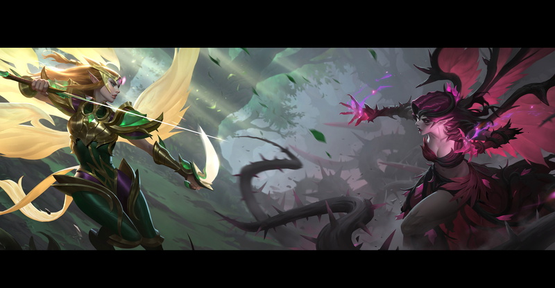 League of Legends, Kayle (League of Legends), 4K, Morgana (League of Legends)
