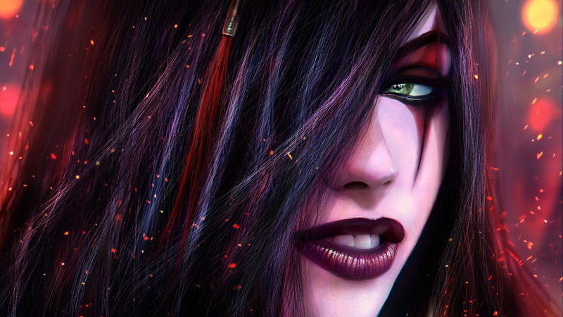 Katarina the Sinister Blade, Morgana (League of Legends), League of Legends, 1080P