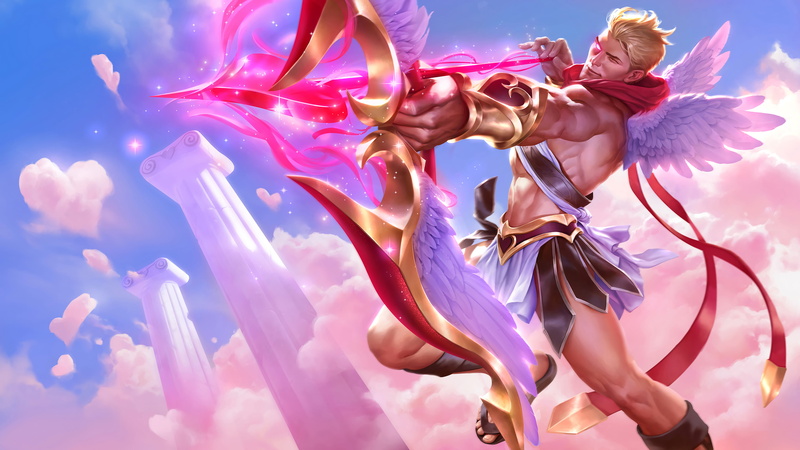 no people, sunlight, outdoors, flowering plant, heartseeker, 4K, statue, video, heart, tablet, hd, human representation, league, architecture, legends