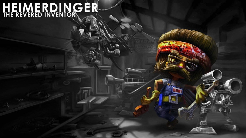 humor, 1080P, front view, Heimerdinger (League Of Legends), representation, domestic room, Video Game, fun, close-up, indoors, spooky, human representation