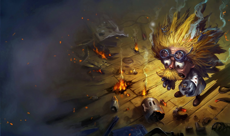 1080P, league of legends, the game, art, fantasy, heimerdinger