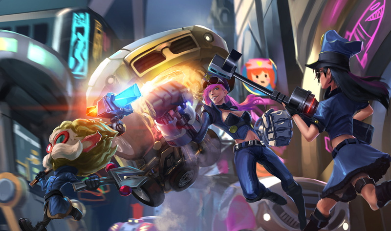 League Of Legends, Heimerdinger (League Of Legends), 1080P, VI (League Of Legends), Video Game, Caitlyn (League Of Legends)