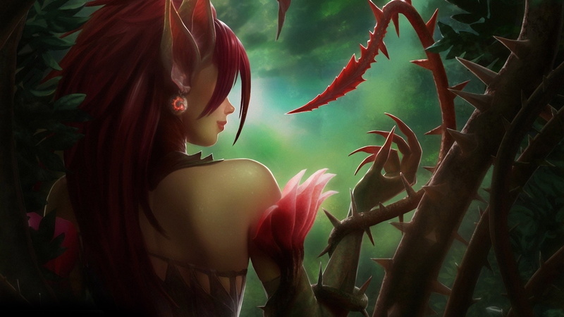 Zyra, League of Legends, video games, 1080P