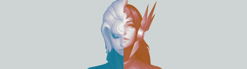 1080P, League Of Legends, Diana (League Of Legends), Video Game, Leona (League Of Legends)