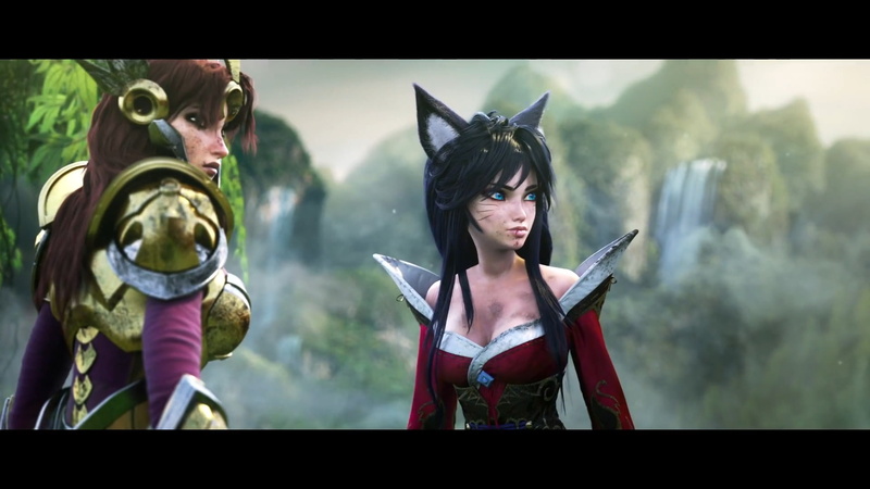 Ahri (League Of Legends), Leona (League Of Legends), Video Game, 1080P, A New Dawn, League Of Legends
