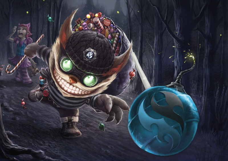 hat, winter, fantasy, candy, league, smile, games, ziggs, legends, 2K
