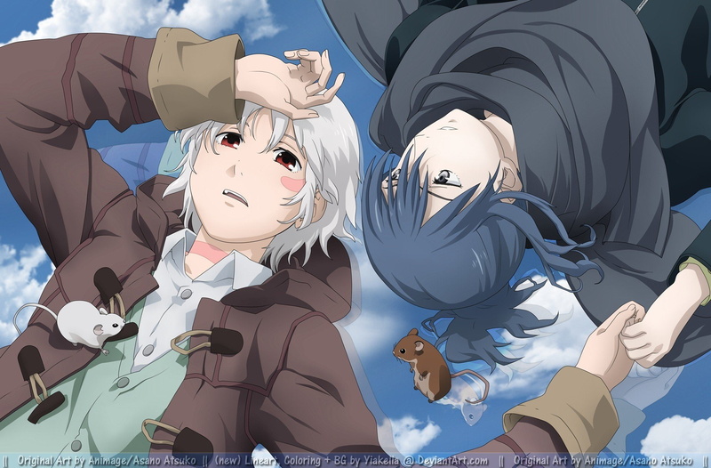 1080P, no 6, anime, sion, mice, shion, boys, nezumi