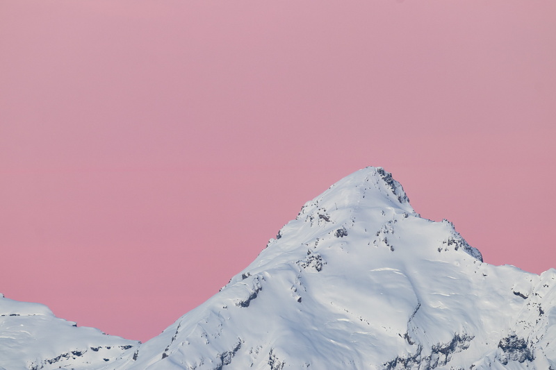 snowcapped mountain, snow, ice, pink, valais, pink color, sion, tranquil scene, wallis, day, schnee, mountain range, no people, suisse, mountain peak
