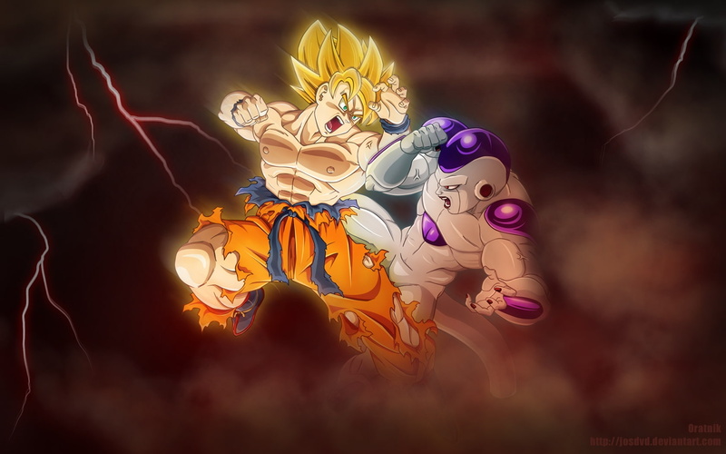 x, ball, dragonball, Frieza, z, anime, Son Goku, 720P, son, art, hd, dragon, goku