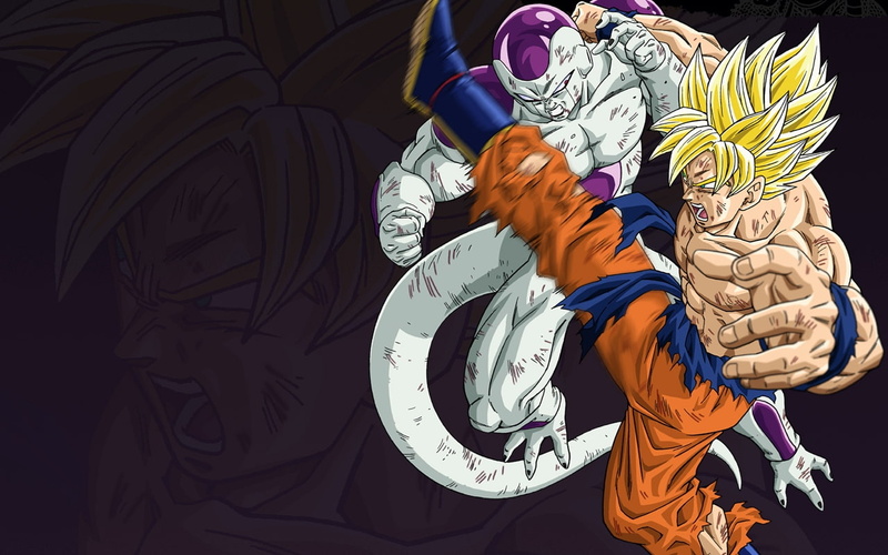 anime, hd, dragonball, dragon, art, ball, Frieza, x, 720P, z, goku