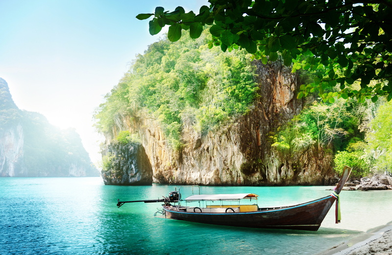day, landscape, real people, turquoise colored, nature, transportation, waterfront, clinker, sky, water, tranquil scene, plant, beauty in nature, brown