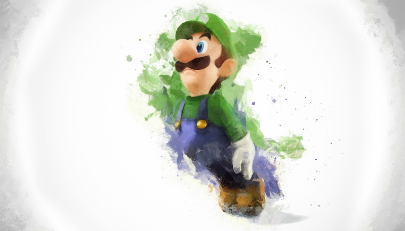 one person, looking at camera, high angle view, innocence, day, 2K, Super Smash Brothers, indoors, white color, directly above, artwork, fun, motion, leisure activity