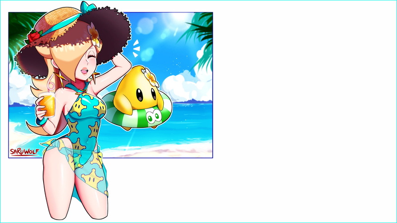 anime girls, 1080P, Princess Rosalina, video game characters