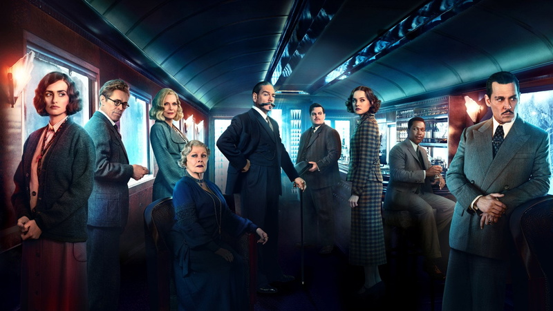 group of people, men, group, night, Penelope Cruz, Caroline Hubbard, real people, Johnny Depp, standing, crowd, adult, Movie, Daisy Ridley, Samuel Ratchett