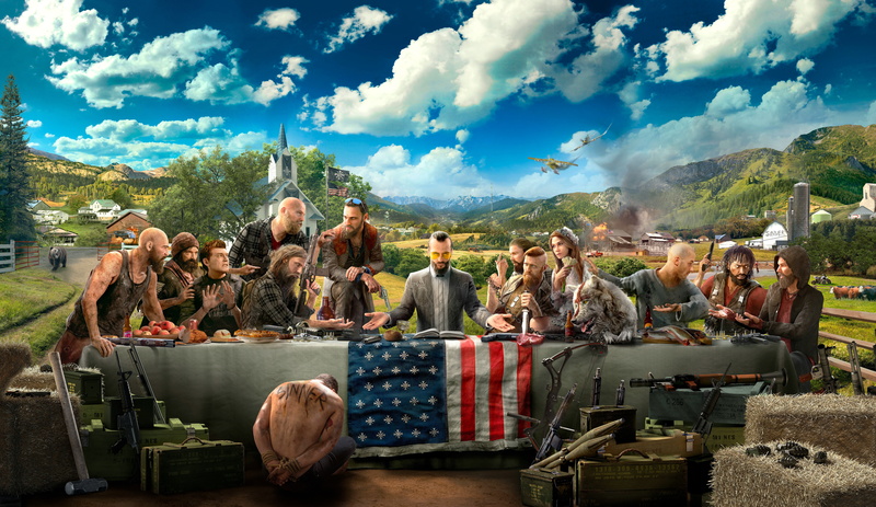 8K, Far Cry 5, 5K, 4K, Key Art