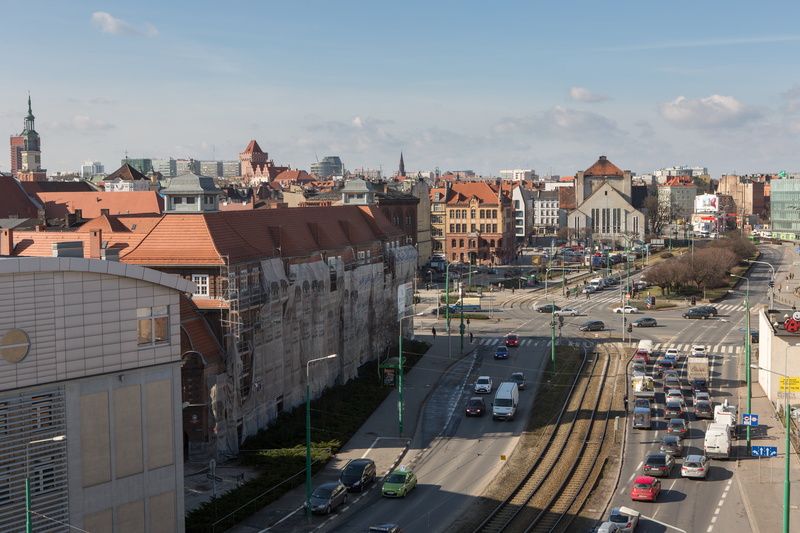 city, outdoors, sky, hiking trails, building exterior, cityscape, estkowskiego, motor vehicle, architecture, cloud - sky, tourism, panorama, transportation