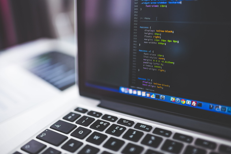 programming, electronics, global communications, stock market data, css, laptop, close-up, computer equipment, finance, blur, selective focus, portable information device