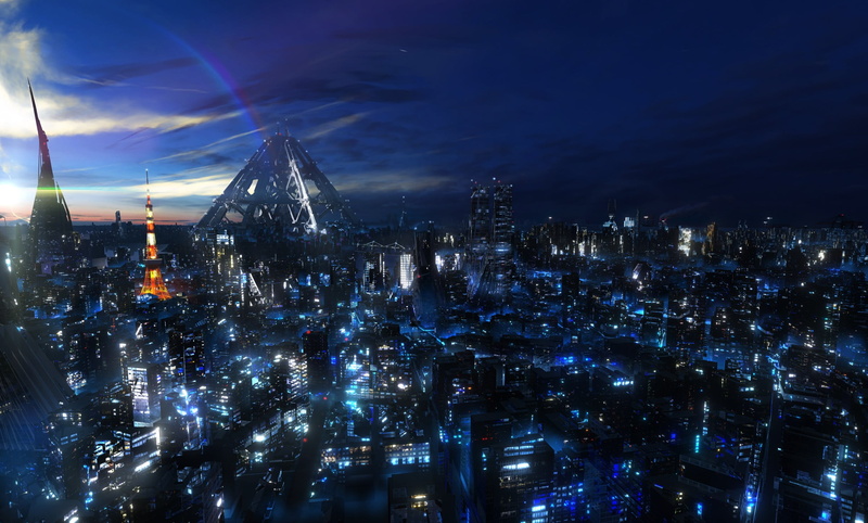 travel, architecture, finance, cloud - sky, city, building Exterior, eiffel, skyscraper, nature, tower, famous Place, urban Scene, cityscape, 1080P, light