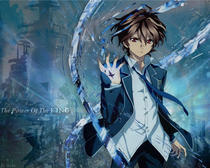 young women, Ouma Shuu, glass - material, Guilty Crown, leisure activity, hairstyle, business, looking at camera, portrait, architecture, digital composite