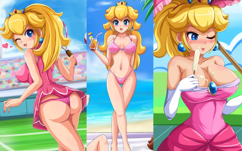 super, art, mario, Super Mario, games, hd, PEACH, video, x, 1080P