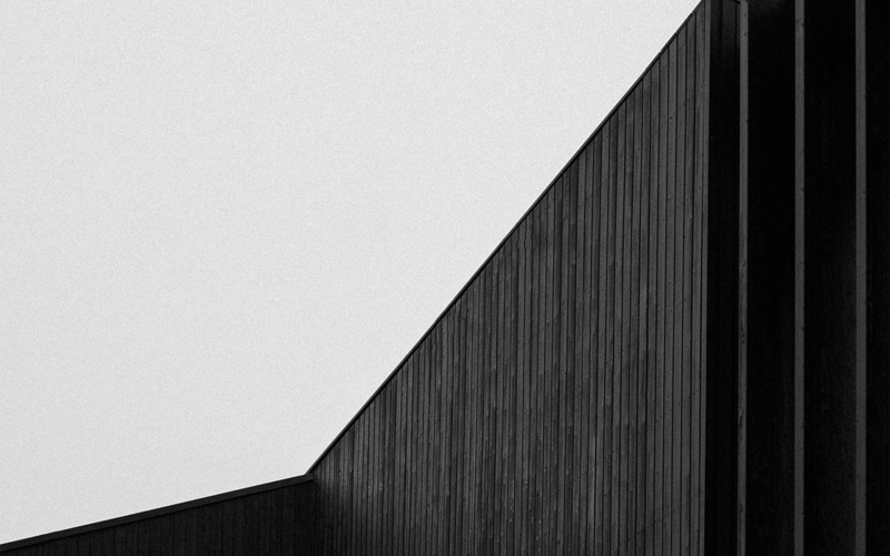 pattern, office, sky, simple, wall - building feature, copy space, building, close-up, wall, building exterior, bw, no people, clear sky, sunlight, day